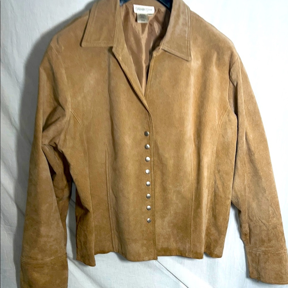 Coldwater Creek Tan Suede Women's Jacket